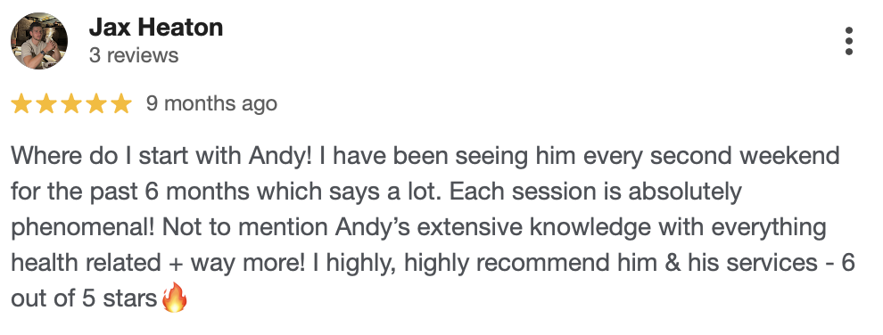 Client review screenshot