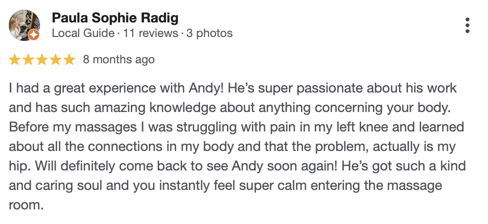 Client review screenshot