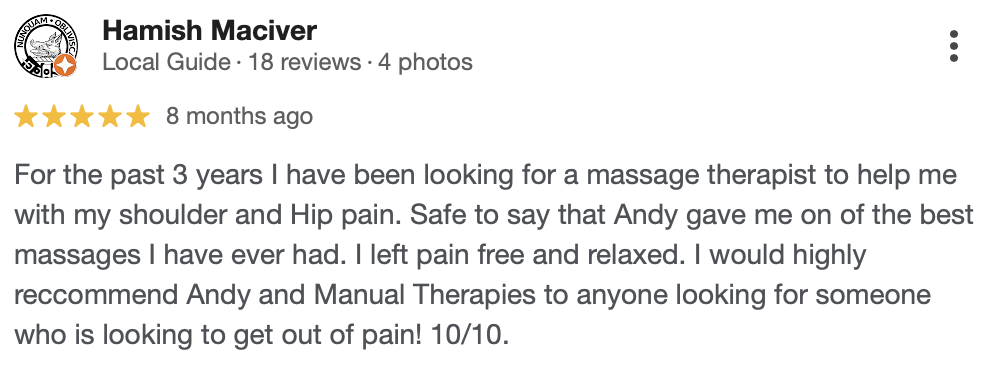 Client review screenshot